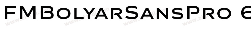 FMBolyarSansPro 600字体转换